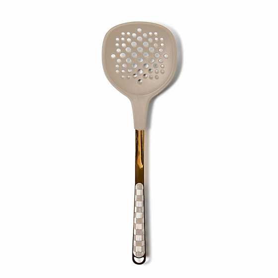 MacKenzie-Childs Kitchen Tools & Accessories Mocha Check Slotted Turner