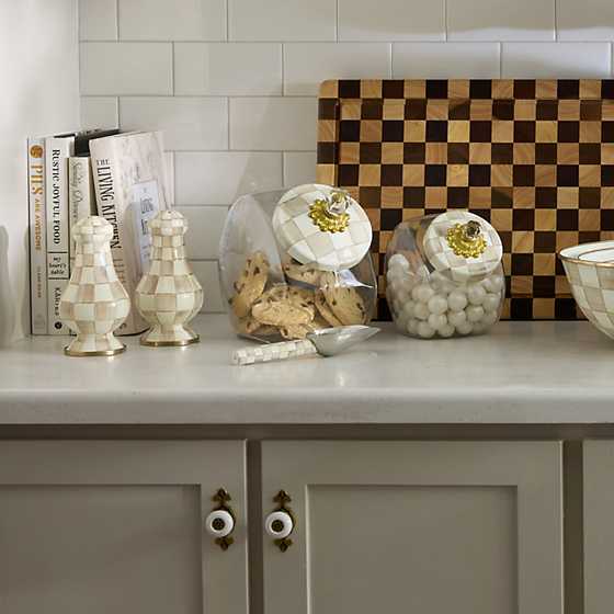 MacKenzie-Childs Kitchen Tools & Accessories Mocha Check Small Scoop