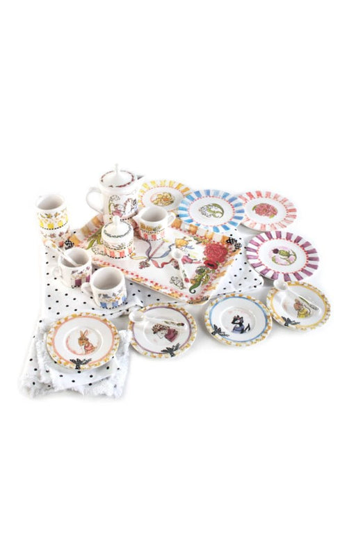 MacKenzie-Childs Maypole Tea Set