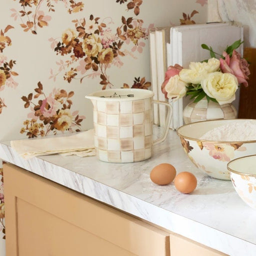 MacKenzie-Childs Measuring Cups Mackenzie-Childs Mocha Check 7 Cup Measuring Cup