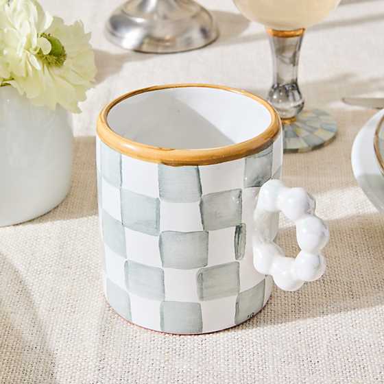 MacKenzie-Childs Mug Collectors Series: Mug Edition - Pearl Ring Ceramic Mug
