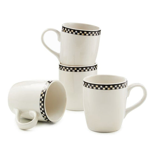MacKenzie-Childs Mug Mackenzie-Childs Courtly Check Everyday Mugs, Set of 4
