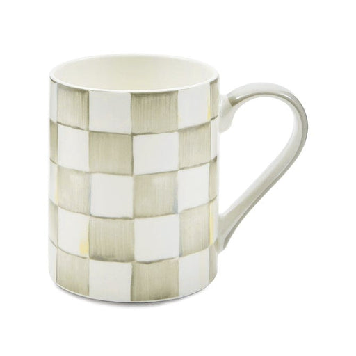 MacKenzie-Childs Mug Mackenzie Childs Sterling Check Porcelain Mug