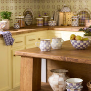 MacKenzie-Childs Mug Mackenzie -Childs Violet Check Mug