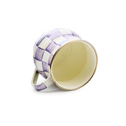 MacKenzie-Childs Mug Mackenzie -Childs Violet Check Mug