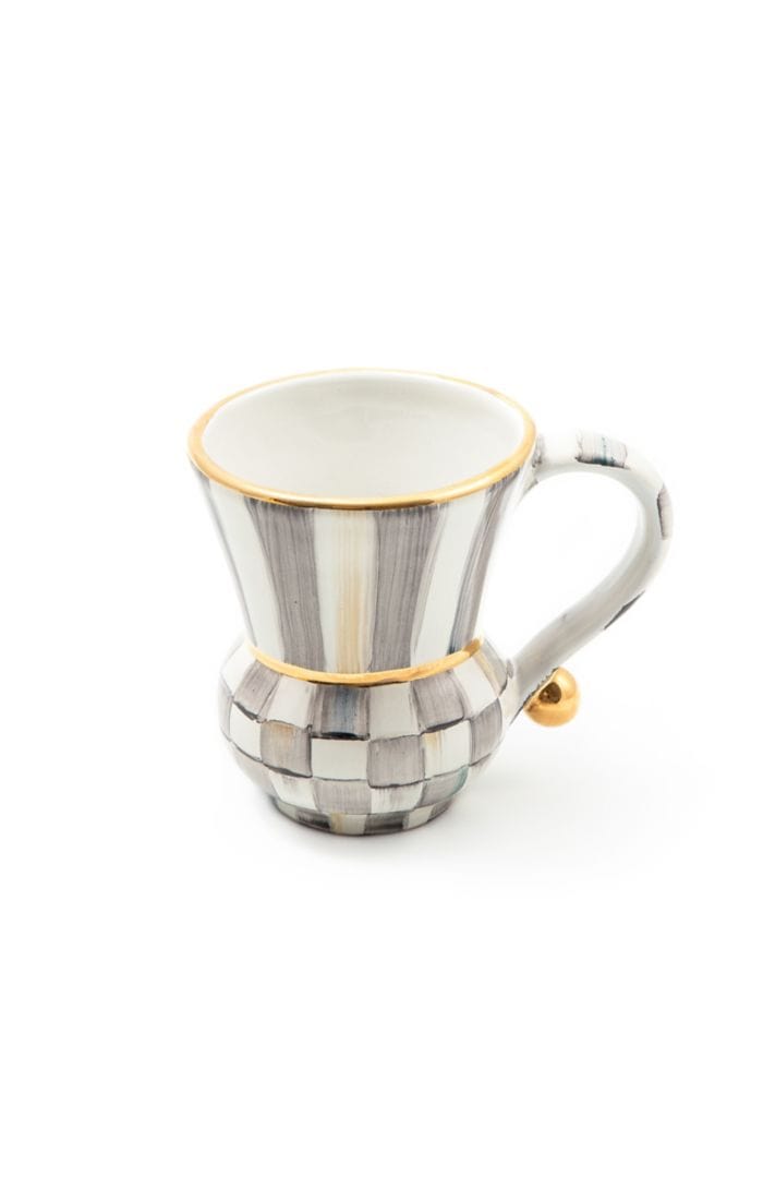 MacKenzie-Childs Mug Sterling Check Mug