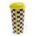 MacKenzie-Childs Mugs Courtly check Travel Mug