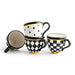 MacKenzie-Childs Mugs Courtly Mugs, Set of 4