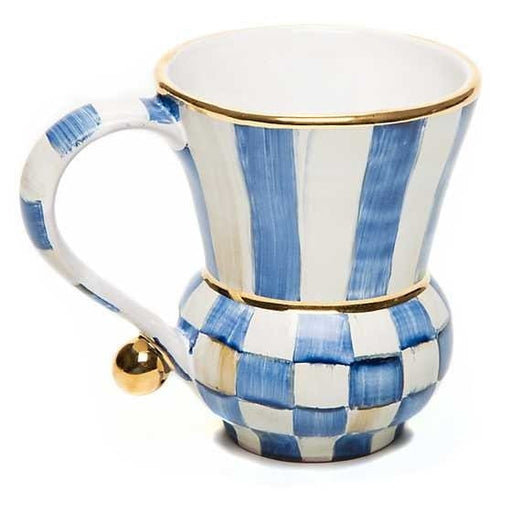 MacKenzie-Childs Mugs Royal Check Mug