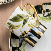 MacKenzie-Childs Mugs Thistle & Bee Mug