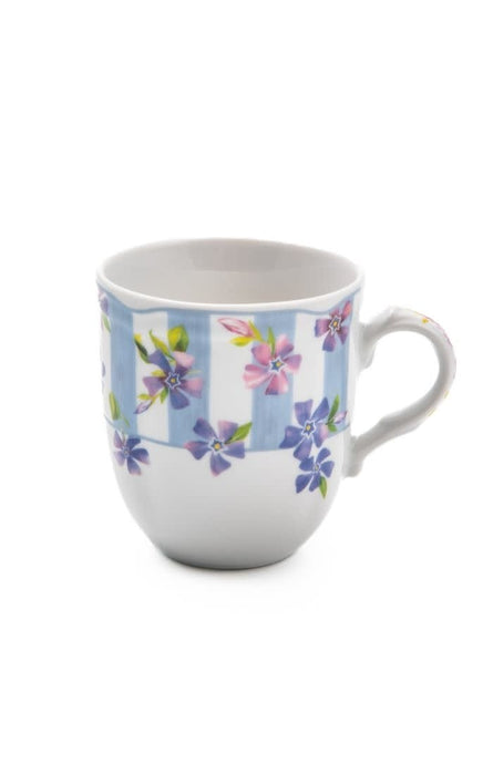 MacKenzie-Childs Mugs Wildflowers Mug - Blue