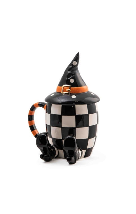 MacKenzie-Childs Mugs Witches Brew Lidded Mug - FINAL SALE