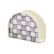 MacKenzie-Childs Napkin Holders Mackenzie-Childs Violet Check Napkin Holder