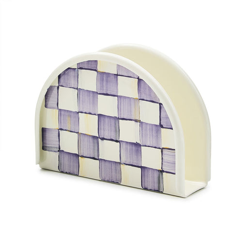 MacKenzie-Childs Napkin Holders Mackenzie-Childs Violet Check Napkin Holder
