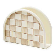 MacKenzie-Childs Napkin Holders Mocha Check Napkin Holder