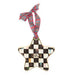 MacKenzie-Childs Ornaments Courtly check Star Ornament