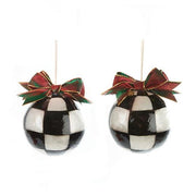 MacKenzie-Childs Ornaments Jester Fancy Ornaments - Large - Set of 3