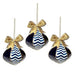 MacKenzie-Childs Ornaments Royal Capiz Onion Ornaments - Set of 3