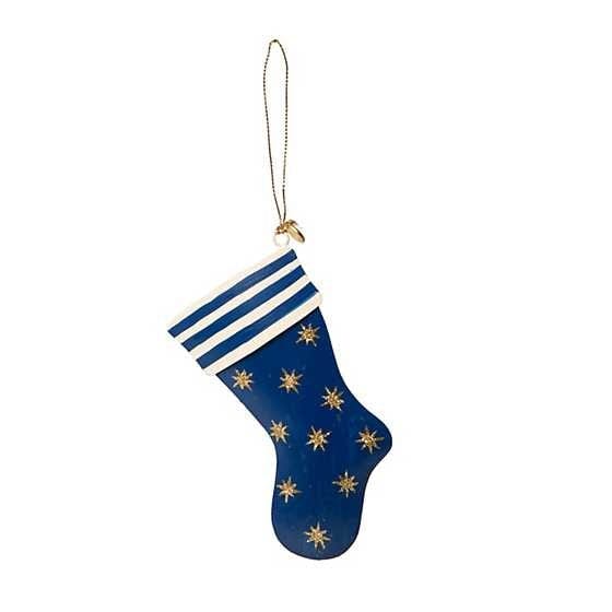 MacKenzie-Childs Ornaments Royal Stocking Ornaments - Set of 3