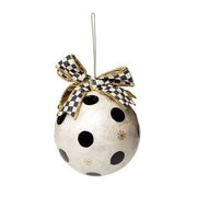 MacKenzie-Childs Ornaments Snowflake Capiz Ornaments - Set of 2