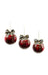 MacKenzie-Childs Ornaments Tartastic Capiz Ball Ornaments - Set of 3