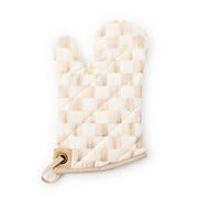 MacKenzie-Childs Oven Mitts Mackenzie-Childs Mocha Check Oven Mitt