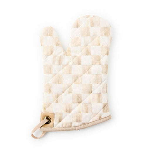 MacKenzie-Childs Oven Mitts Mackenzie-Childs Mocha Check Oven Mitt