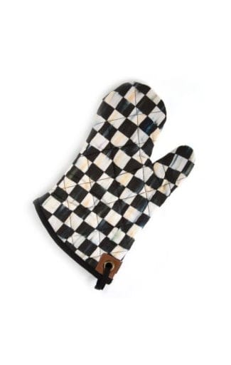 MacKenzie-Childs Oven Mitts MacKenzie-Childs Oven Mitts - Black & White