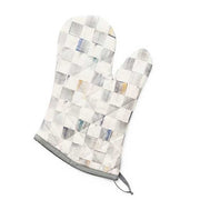 MacKenzie-Childs Oven Mitts Sterling Check Bistro Oven Mitt