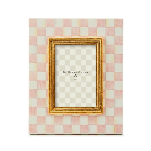 MacKenzie-Childs Picture Frames Rosy Check 4" x 6" Frame