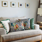 MacKenzie-Childs Pillows Courtly Flower Market Pillow