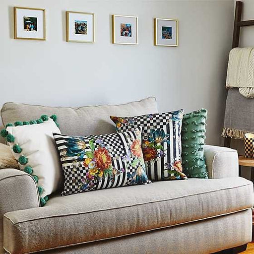MacKenzie-Childs Pillows Courtly Flower Market Pillow