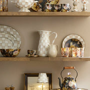 MacKenzie-Childs Pitcher Mackenzie-Childs Mocha Check Large Practical Pitcher