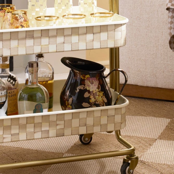 MacKenzie-Childs Pitcher Mackenzie-Childs  Wild Rose Brown Pitcher