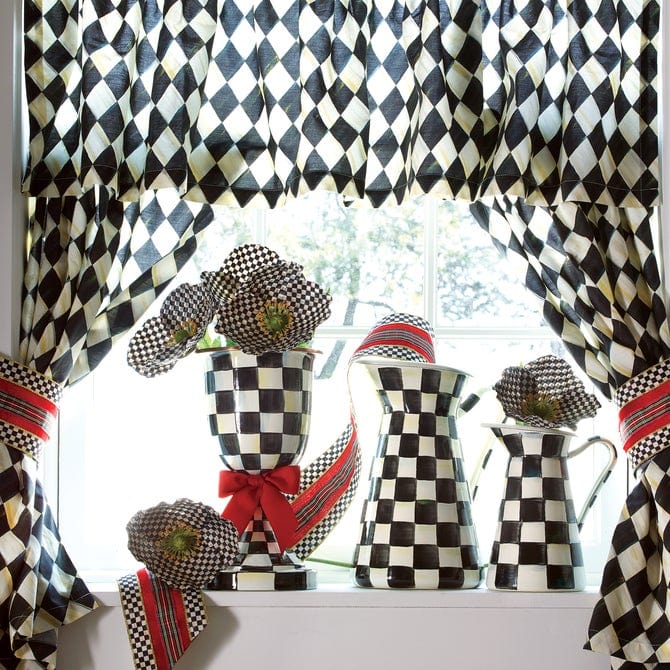 MacKenzie-Childs Pitchers Courtly Check Practical Pitcher - Medium