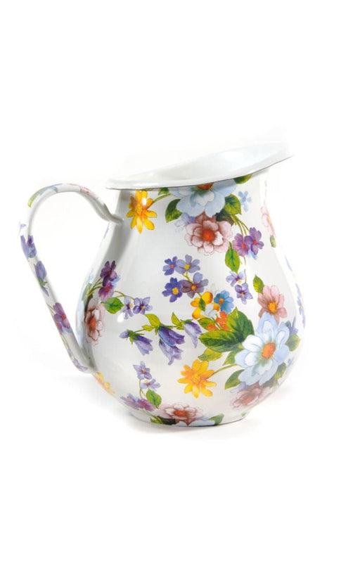 MacKenzie-Childs Pitchers Flower Market pitcher - White