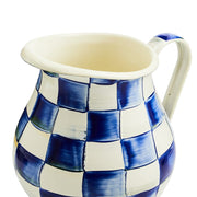 MacKenzie-Childs Pitchers Royal Check Pitcher