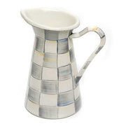 MacKenzie-Childs Pitchers Sterling Check Enamel Practical Pitcher - Medium