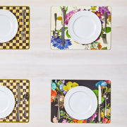 MacKenzie-Childs Placemats MacKenzie-Childs Flower Market Placemats - White - Set of 4