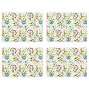 MacKenzie-Childs Placemats Wildflowers Cork Back Placemats - Set of 4