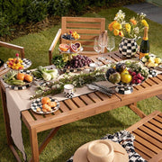 MacKenzie-Childs Plates Courtly Check Salad/Dessert Plate