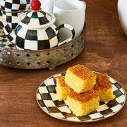 MacKenzie-Childs Plates Courtly Check Salad/Dessert Plate
