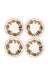 MacKenzie-Childs Plates Deck the Halls Salad Plate - Set of 4