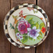 MacKenzie-Childs Plates Flower Market Salad/Dessert Plate - Green