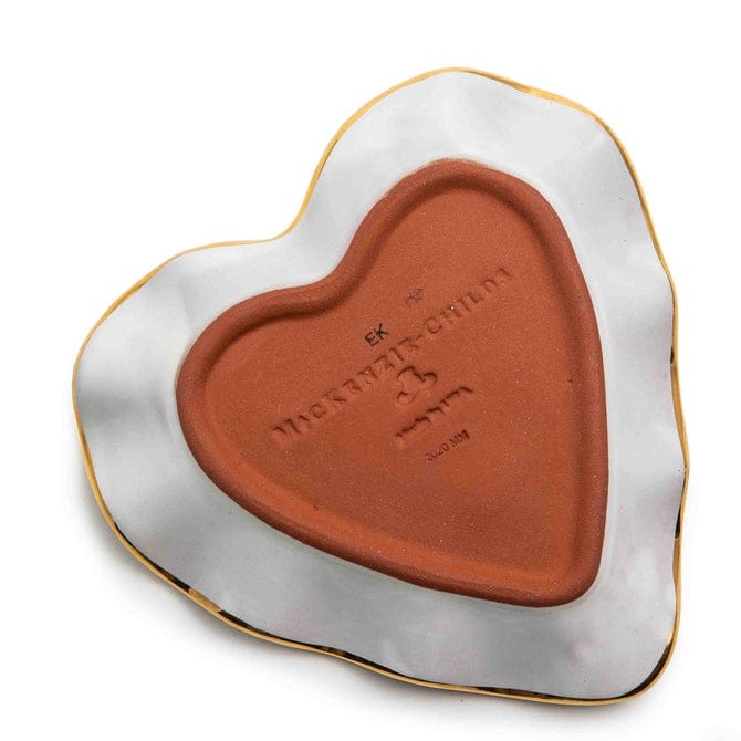 MacKenzie-Childs Plates Hope Heart Plate