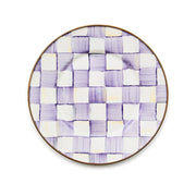 MacKenzie-Childs Plates Mackenzie-Childs Violet Check Salad/Dessert Plate