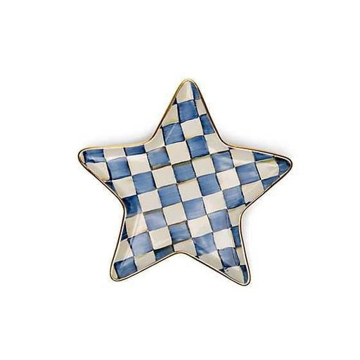MacKenzie-Childs Plates Royal Check Star Plate - Limited Edition - FINAL SALE