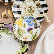 MacKenzie-Childs Plates Thistle & Bee Bread & Butter Plate