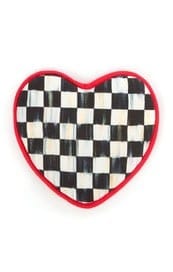 MacKenzie-Childs Pot Holders Courtly Check Heart Pot Holder