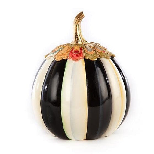 MacKenzie-Childs Pumpkins Aurora Stripe Pumpkin - Small